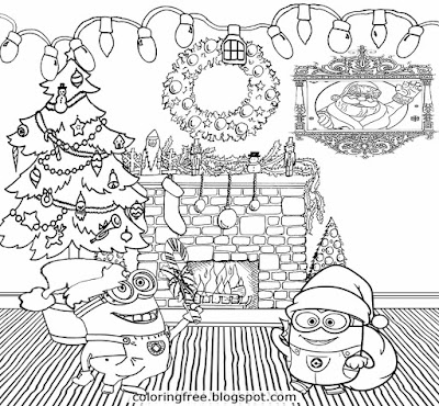 660 Minion Coloring Pages Christmas For Free 660 Minion Coloring Pages Christmas For Free