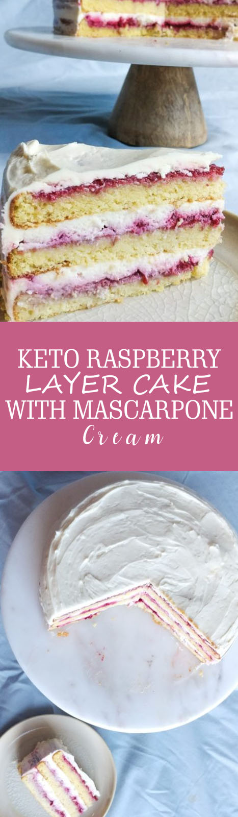 KETO RASPBERRY LAYER CAKE WITH MASCARPONE CREAM - Smart Cooking