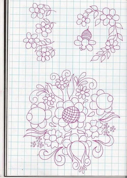 Вышивка роспись схемы. Вышивка роспись техника. Вышивка роспись техника схемы. Трафарет для вышивки.