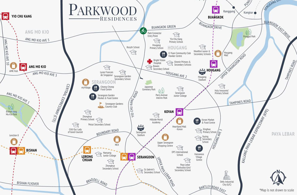 Parkwood Residences Location Map