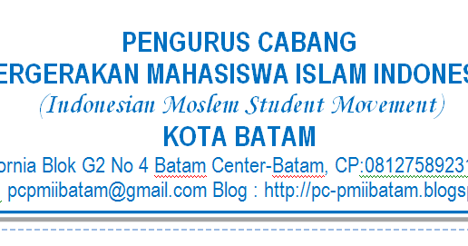 Contoh Surat PMII Sesuai PEDOMAN PENYELENGGARAAN TERTIB