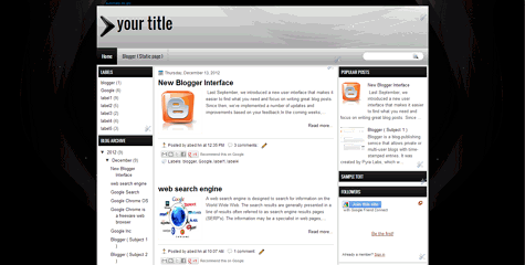 blogger templates