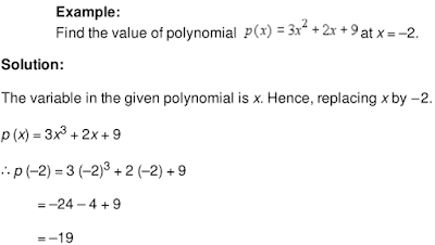 Notes Of Ch 2 Polynomials Class 9th Math
