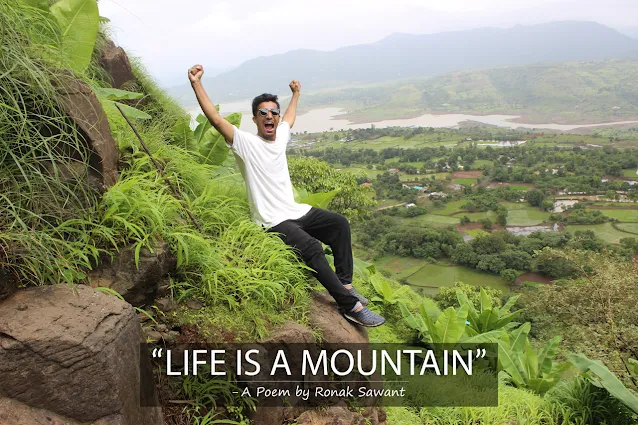 "Life is a Mountain" - Poem by Ronak Sawant