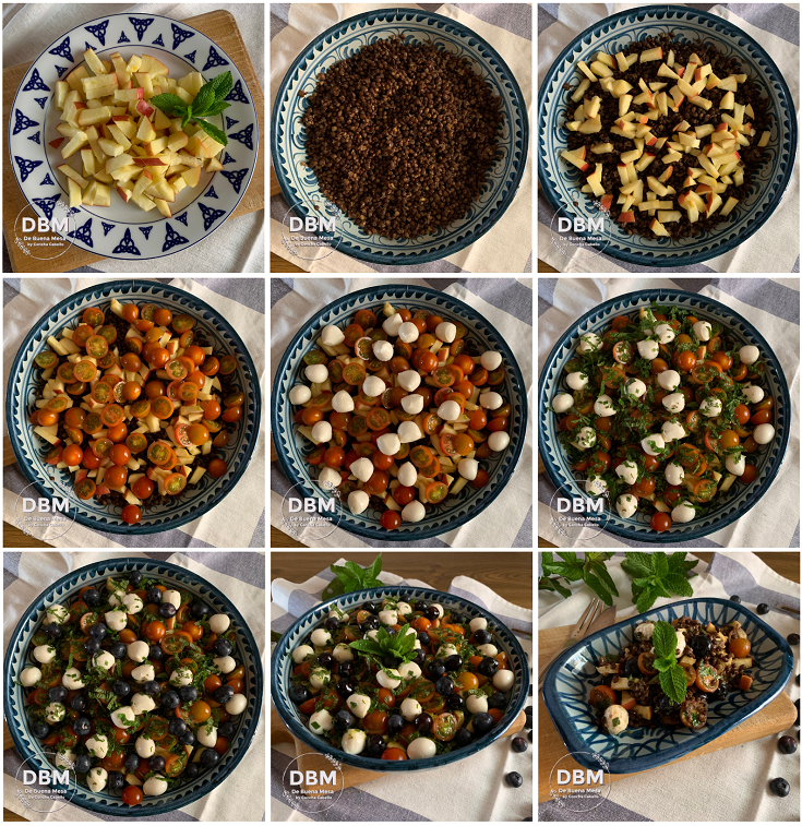 Lentejas Caviar con Bocconcini y Arándanos | Paso a Paso II lentejas-caviar-pasos2
