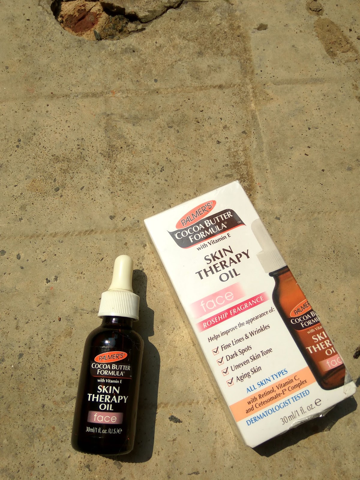 Palmer's Cocoa Butter Formula Skin Therapy Oil Face Review