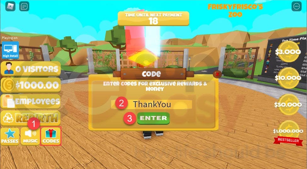 Code Zoo Tycoon Roblox Mới Nhất 2021 Nhập Codes Game Roblox