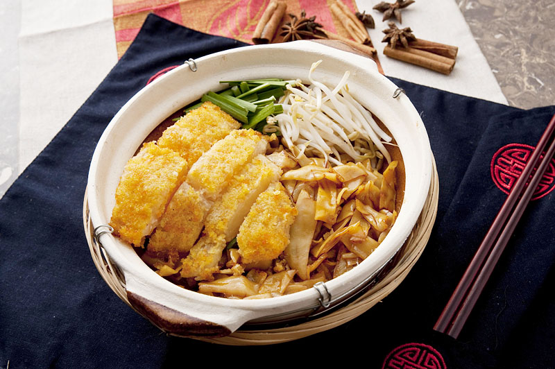 Taiwan Recipe Pearl Point Fish Chop Claypot Hor Fun 砂煲鱼排河粉