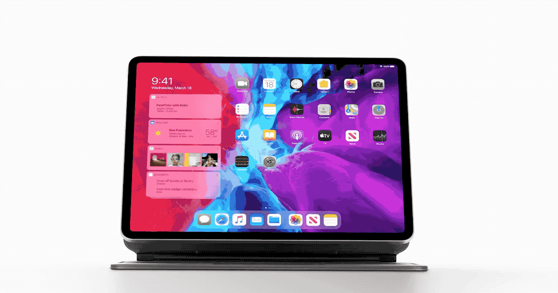 THE FLOATING iPAD PRO