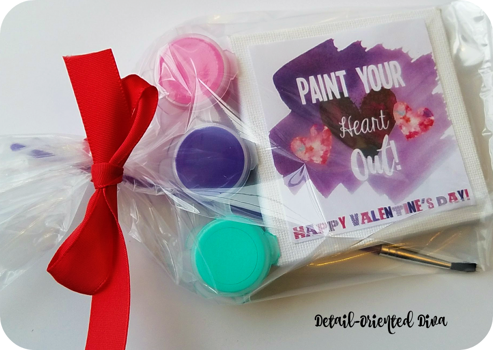 Paint Your Heart Out! FreePrintable Valentine
