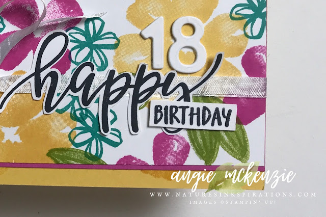 #birthdaycards #stampinginkspirationsbloghop #naturesinkspirations #prettyperennialsstampset #happythoughtsstampset #truelovedesignerseriespaper #slimlinecards #coloringdspwithblends #prettyenvelopes  #fussycutting #cardtechniques