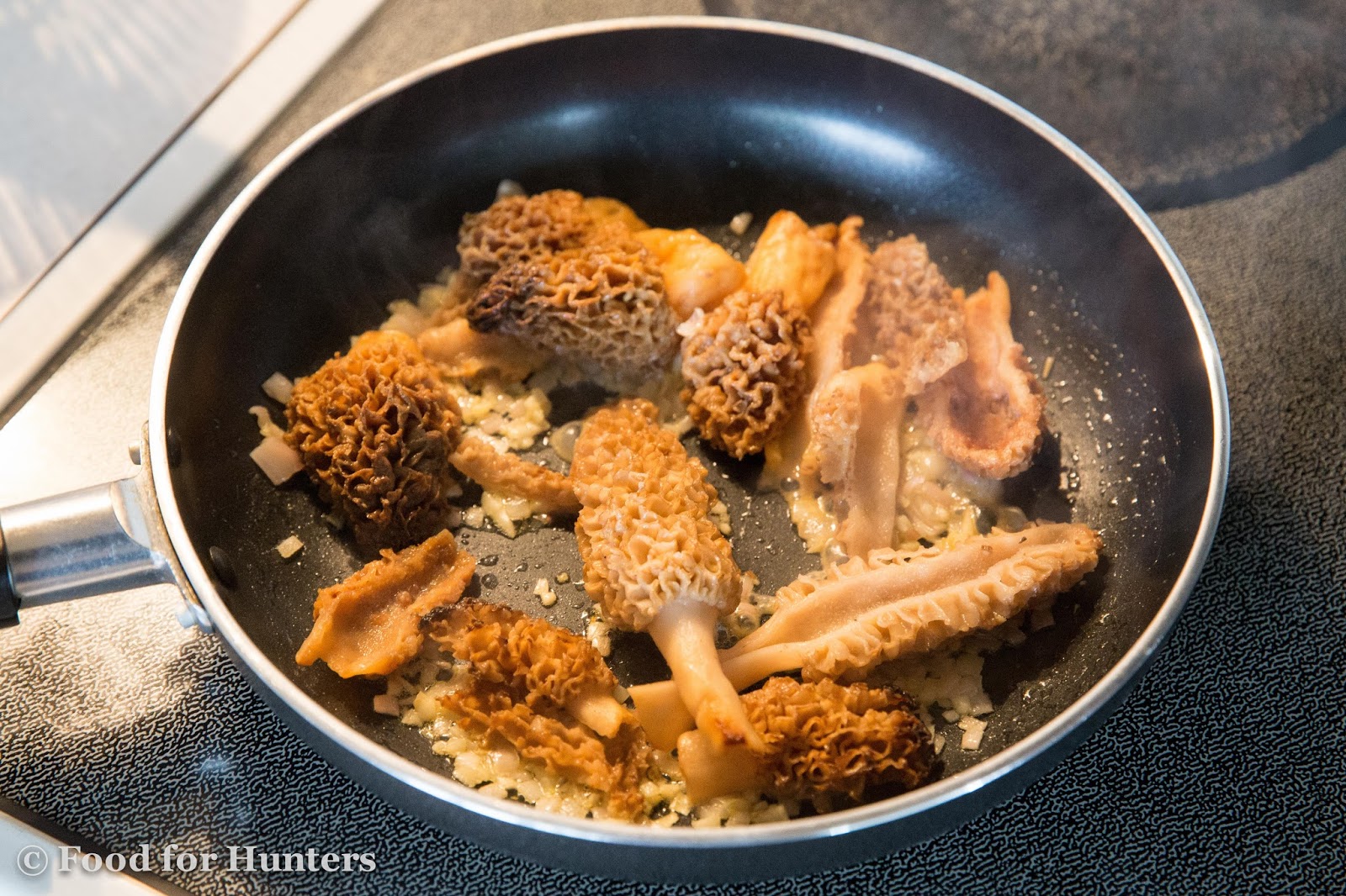 Linguine with Morel Mushrooms and Parmesan