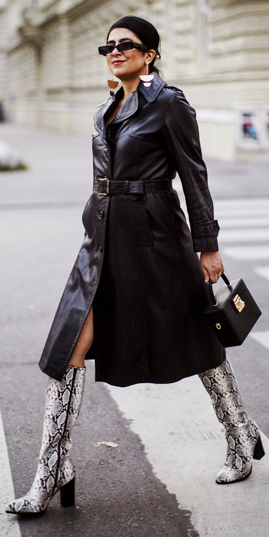 Leather Coat Daydreams: Is it possible? Will we see women in leather ...
