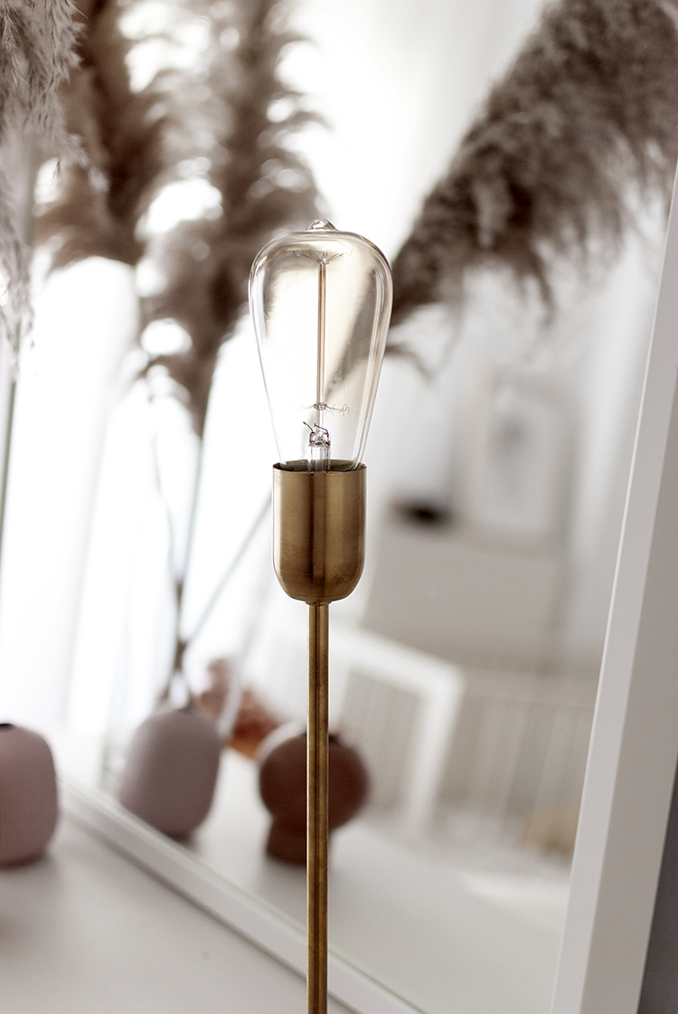 Solid brass Modern table lamp by Balance Lamp. Styling and photography Eleni Psyllaki My Paradissi