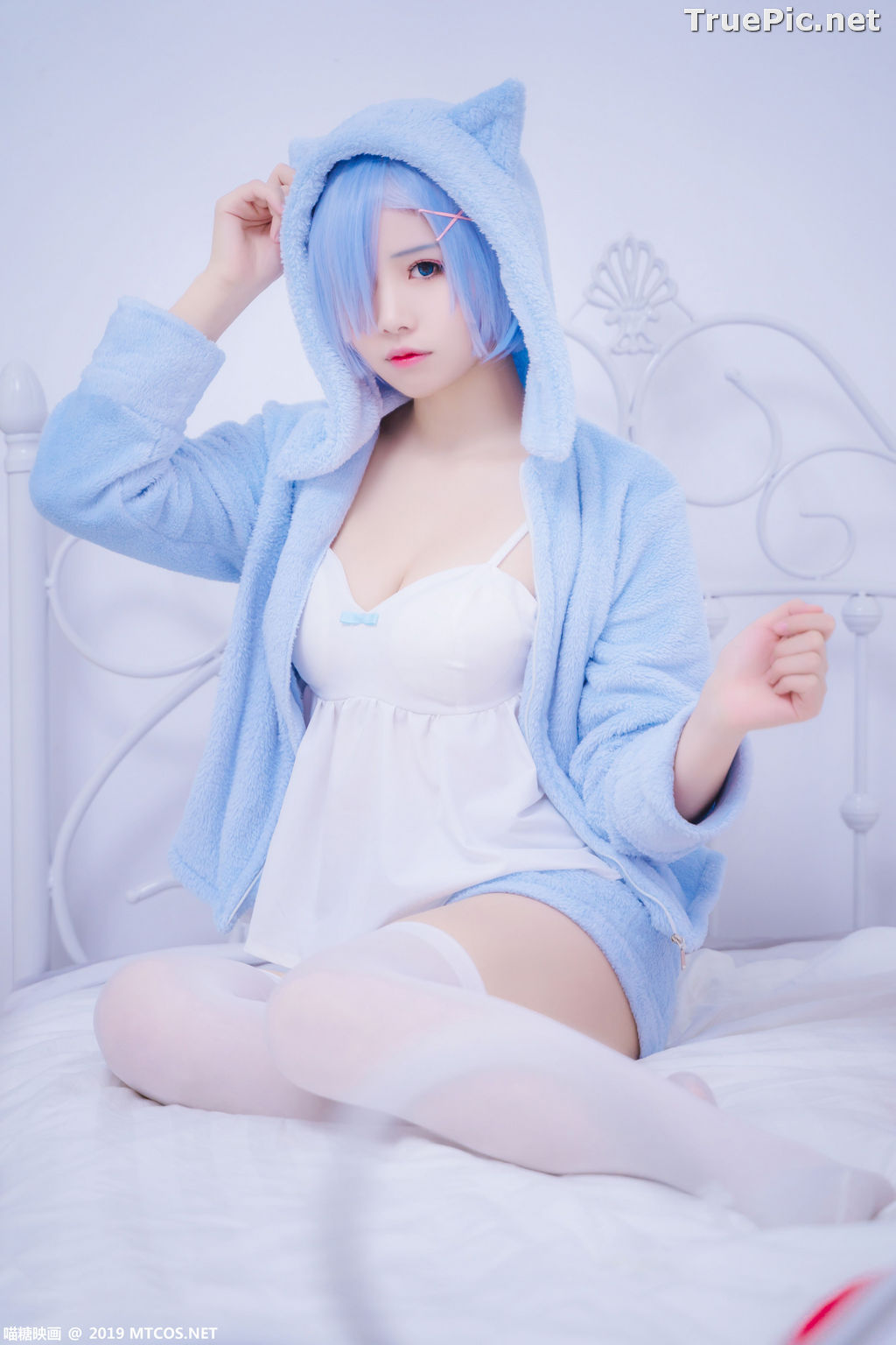 Image [MTCos] 喵糖映画 Vol.043 – Chinese Cute Model – Sexy Rem Cosplay - TruePic.net - Picture-32