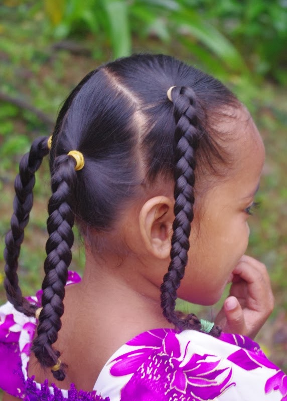 Hairstyles Master: Micronesian Girl~ Four-Corner Braids