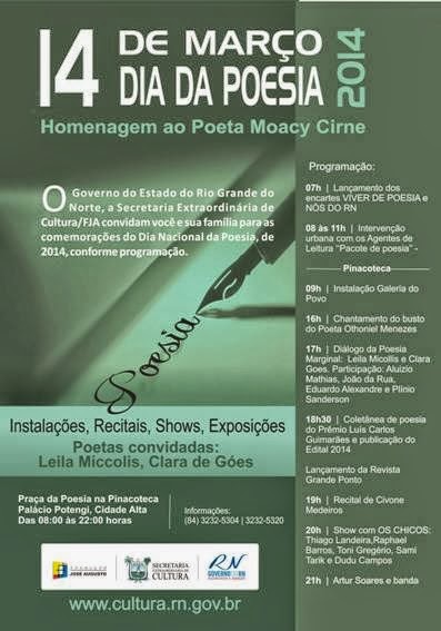 Suplemento de Poesia encartado no VIVER Jornal Tribuna do Norte - 2014