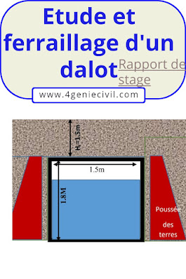 rapport de stage pdf - Etude et ferraillage d'un dalot exemple rapport de stage pdf
