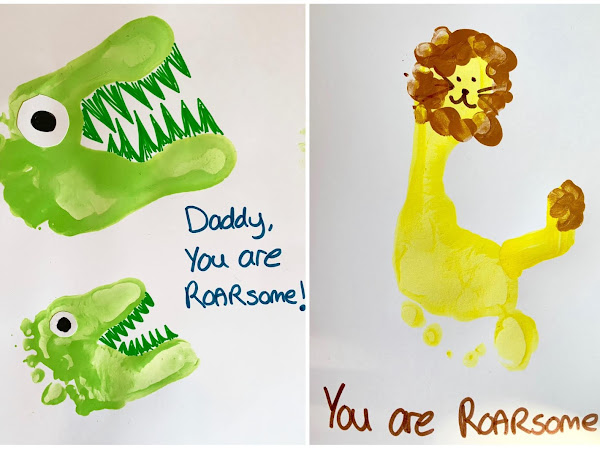 ROARsome Father's Day Cards For Children To Make