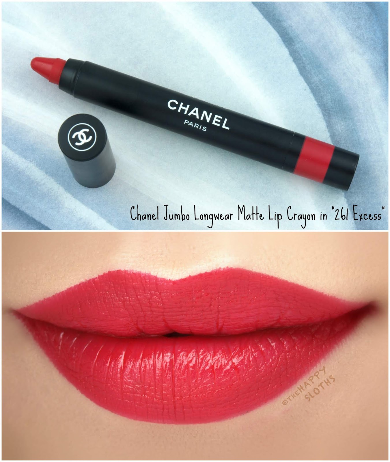 ≡ Стойкая матовая помада-карандаш для губ CHANEL LE ROUGE CRAYON DE COULEUR  MAT 261 - EXCESS по выгодной цене в Киеве, Харькове, Днепре, Одессе,  Украине — LookSuper