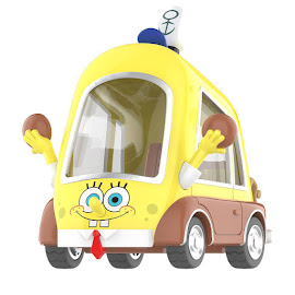 Pop Mart Spongebob Microcar Licensed Series SpongeBob Sightseeing Car Series Figure