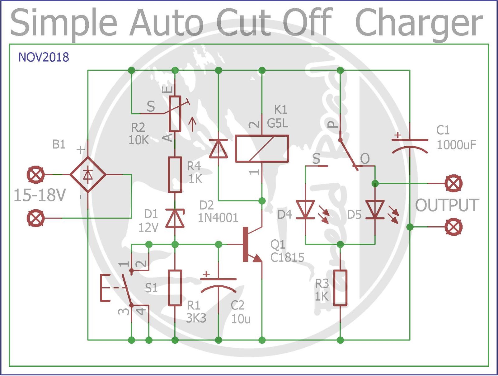 Diagram Based Wiring Diagram Charger Aki Otomatis
