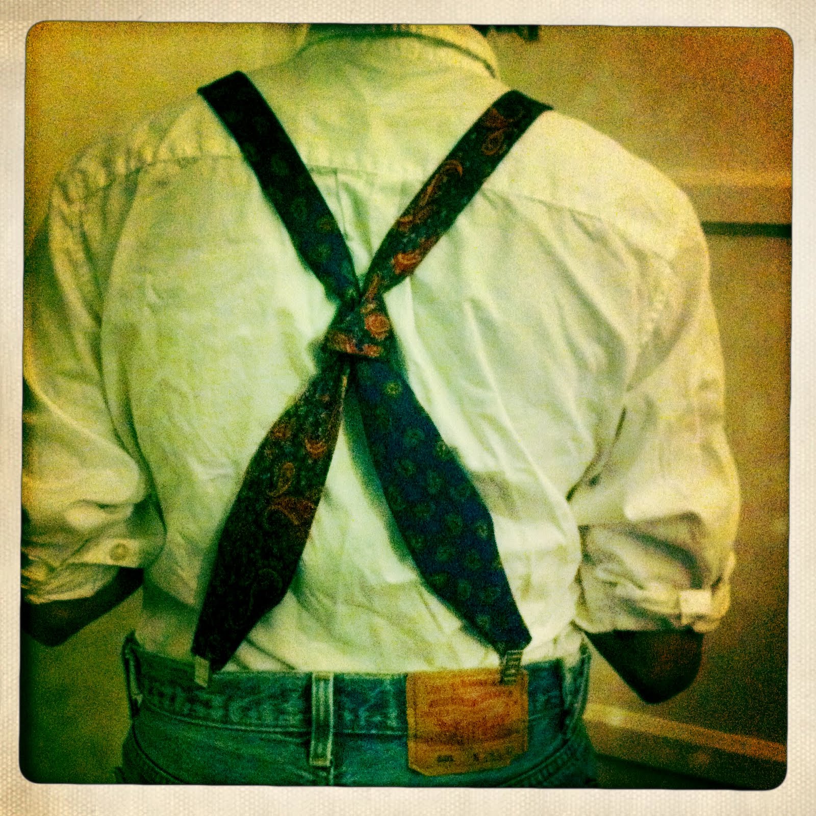 Vintage Story DIY Suspenders made from Vintage Ties!