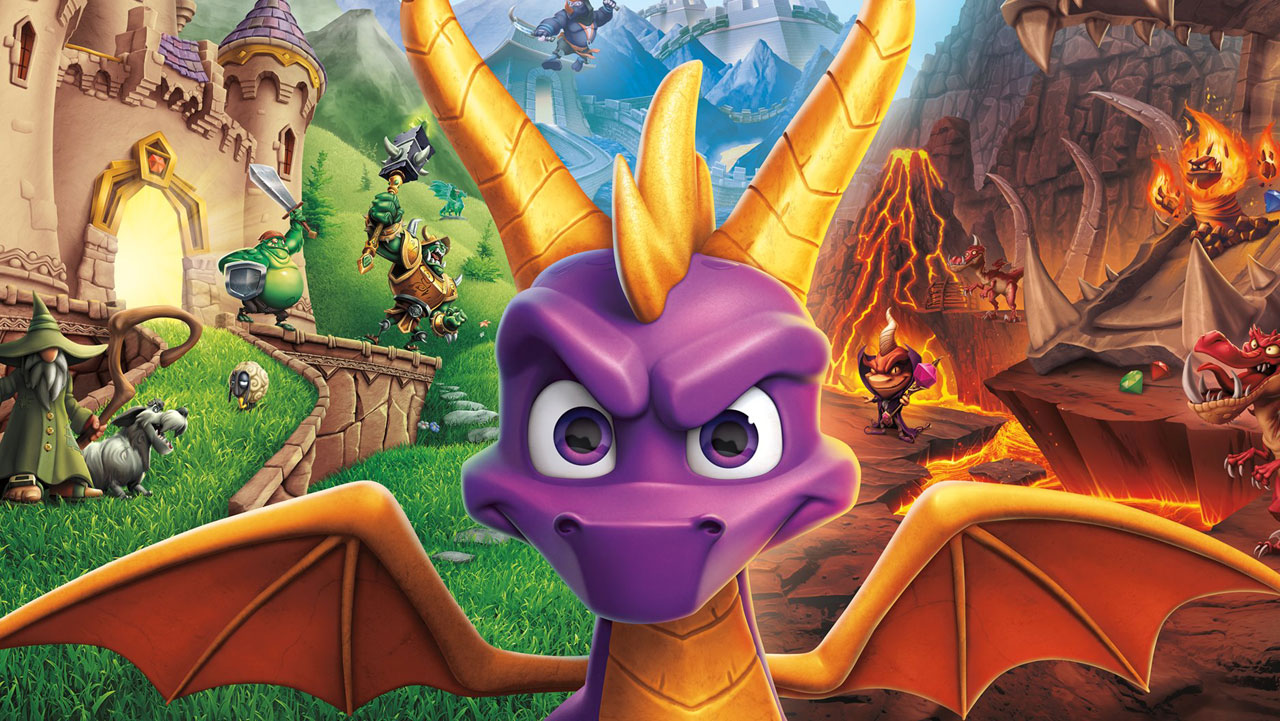 Retrospectiva Animada Tema Spyro ( Dragão Roxo ) Game