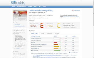 sg.pcm.gov.pt gtmetrix perforance report; Secretaria Geral da Presidência do Conselho de Ministros; GTmetrix perforance report