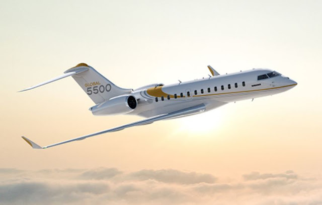 Bombardier Global 5500 business jet
