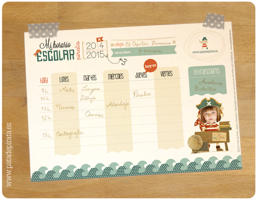 Calendario imprimible gratis 