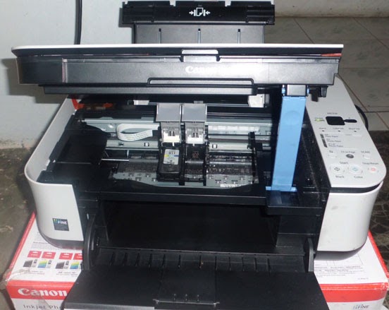 tips mengatasi Tinta Hitam tidak Keluar pada Printer Canon MP258 Akibat 