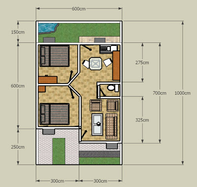 View Desain Rumah Minimalis Ukuran 6X7 Meter Gif