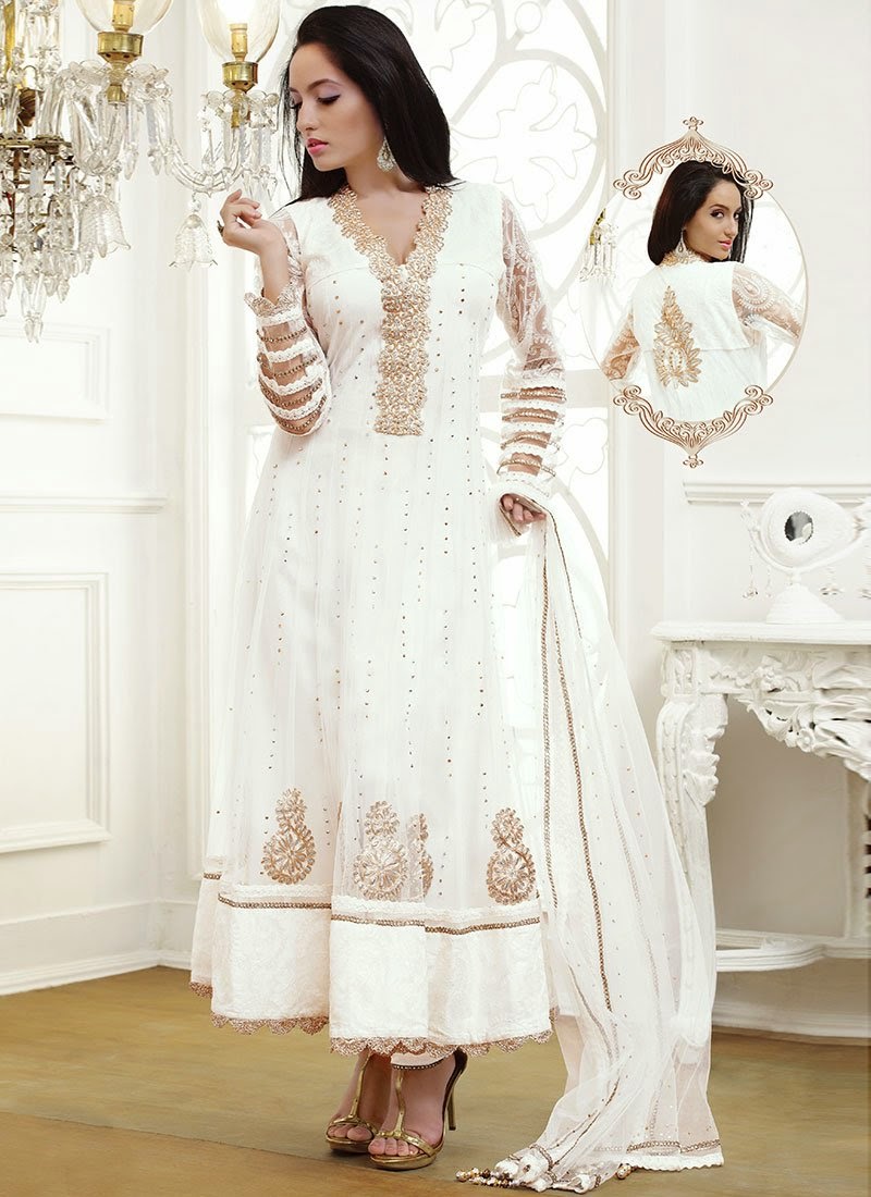 Anarkali Dresses Embroideries With Modern Fashion Designs | Fashion Brow