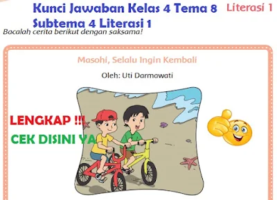 Kunci Jawaban Kelas 4 Tema 8 Subtema 4 Literasi 1 www.simplenews.me