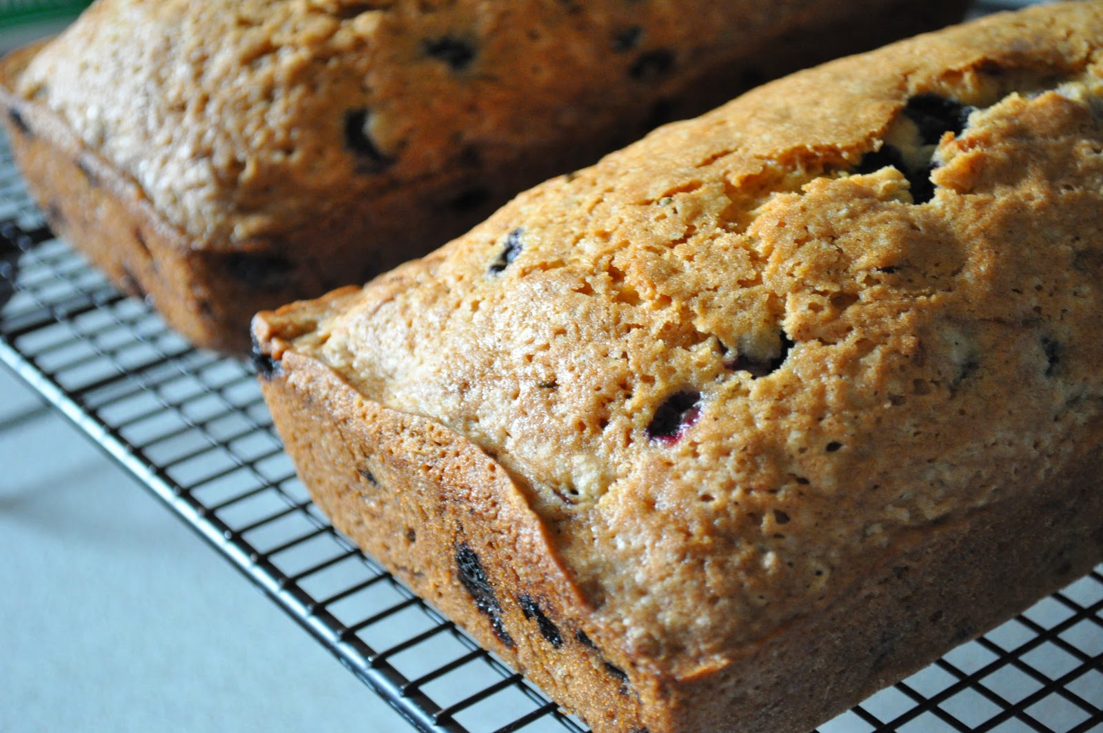 A Pocket Full Of Buttons Blueberry Zucchini Bread {recipe}
