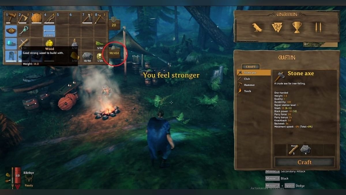 How to increase health, stamina and inventory in Valheim