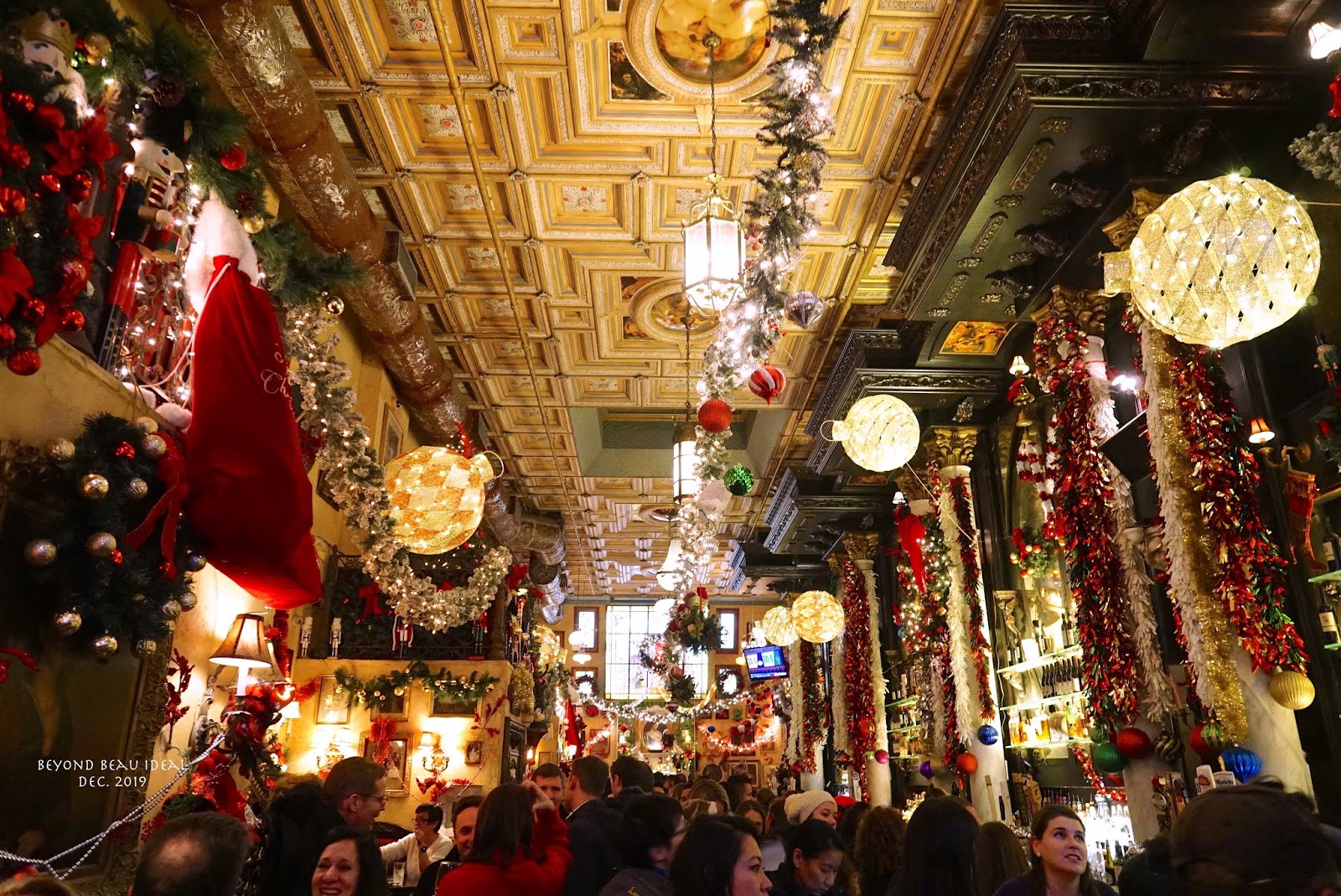 [My Life in U.S.] Lillie's Victorian Establishment in NYC 紐約聖誕氣氛酒吧