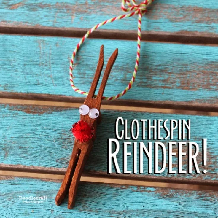 http://www.doodlecraftblog.com/2015/07/christmas-in-july-clothespin-reindeer.html