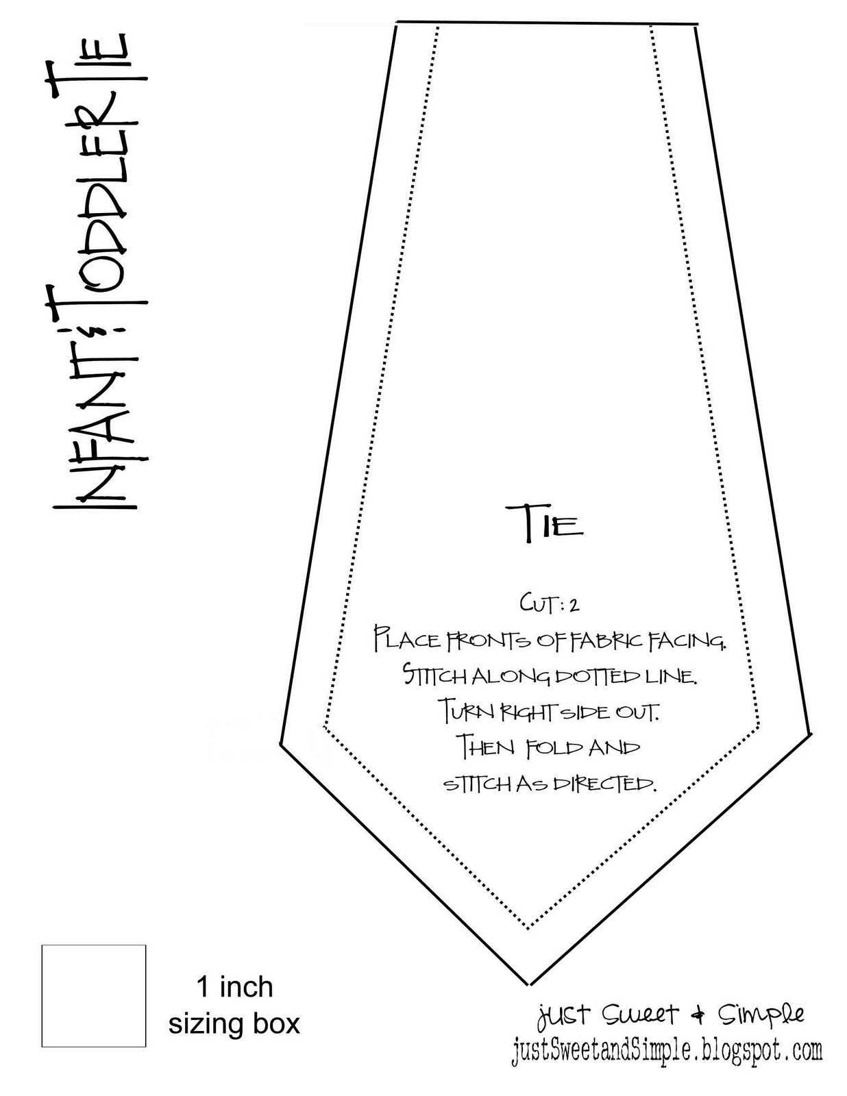 Pattern For Necktie