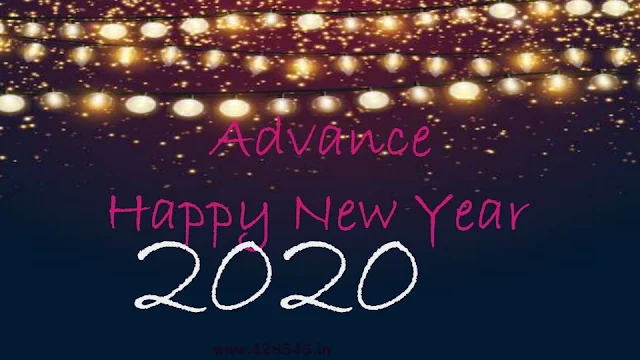happyadvancehappy new year wishes in hindi 2020