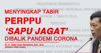 Menyingkap Tabir Perppu Sapu Jagat Dibalik Pandemi Corona Lbh Pelita Umat