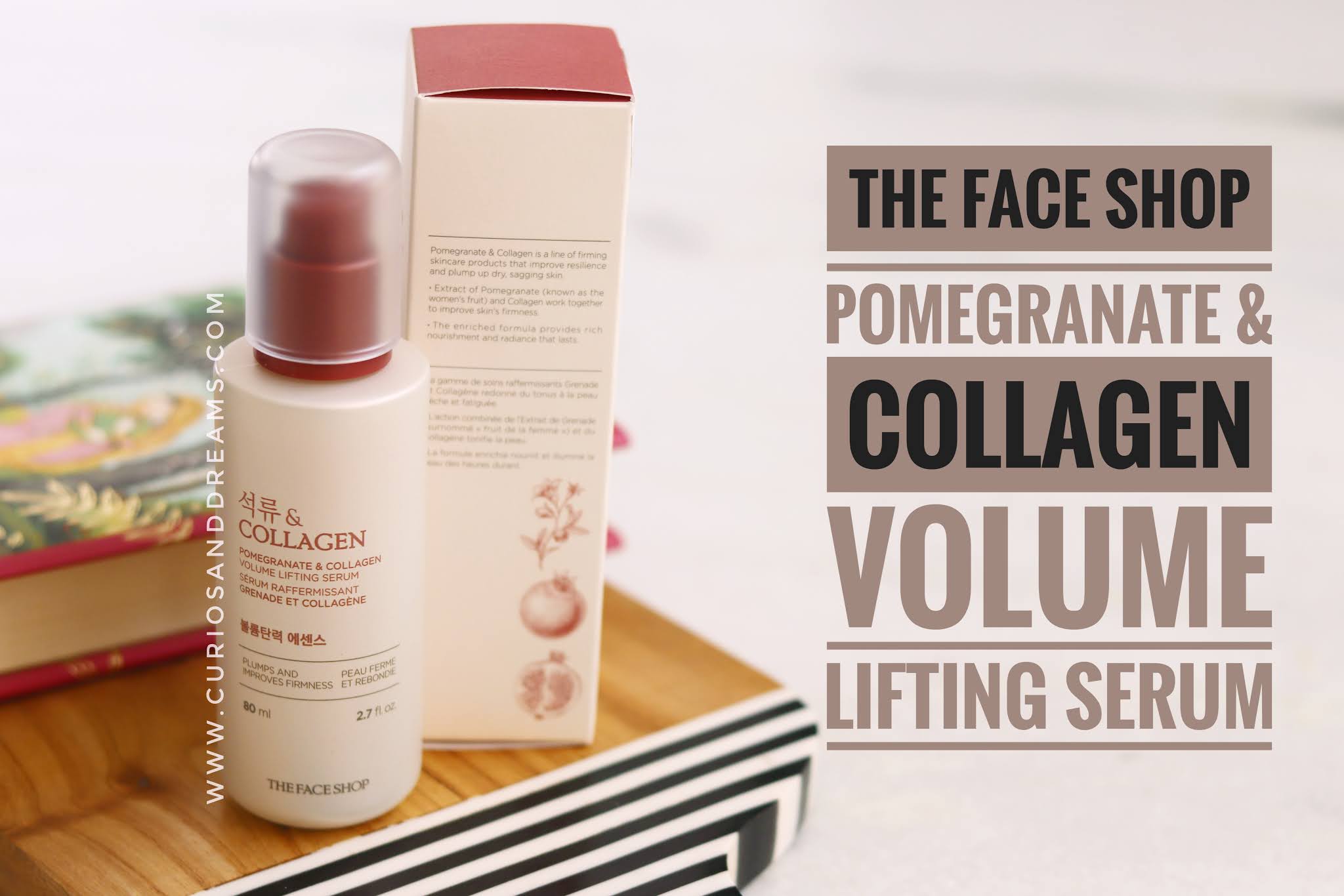 The Face Shop Pomegranate & Collagen Volume Lifting Serum Curios and
