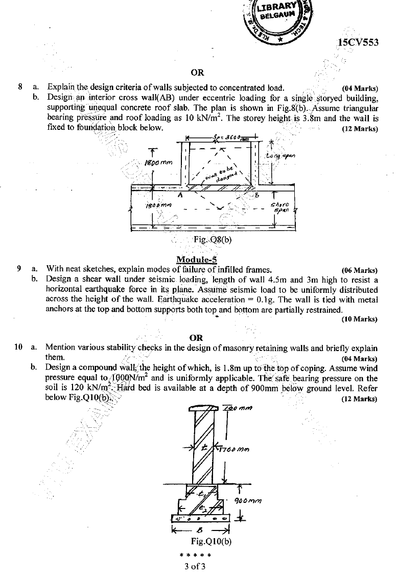 Visvesvaraya Technological University B.E. Civil Engineering (CBCS