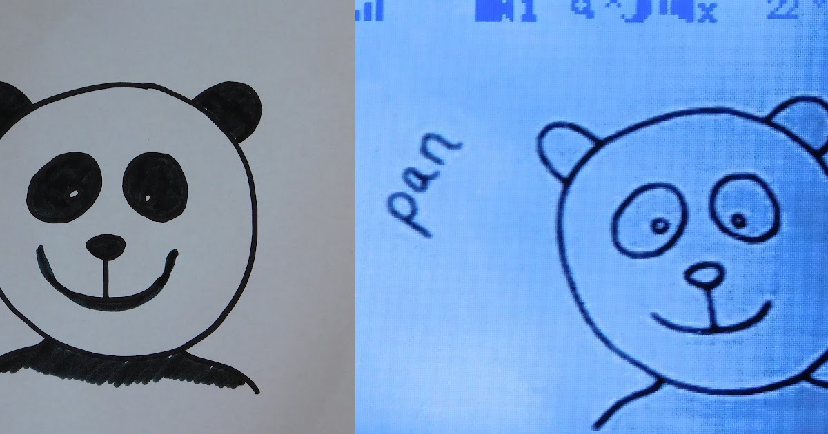 Infrared camera and the disappearing drawings