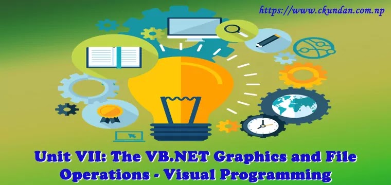 Unit VII: The VB.NET Graphics and File Operations | BCA 4th Semester ...