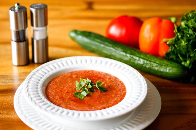 Summer Soup - Classic Spanish Gazapacho │vegan recipe easy