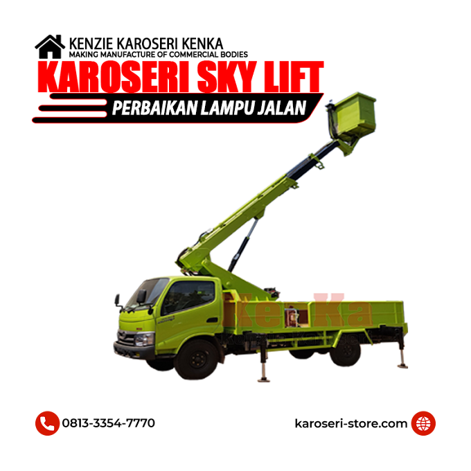 Karoseri Sky Lift Telescopic : Jakarta - Bekasi - Bogor - Tangerang