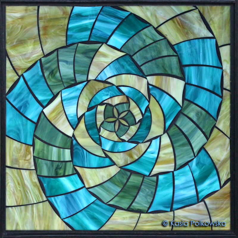 Mosaic glass shapes
