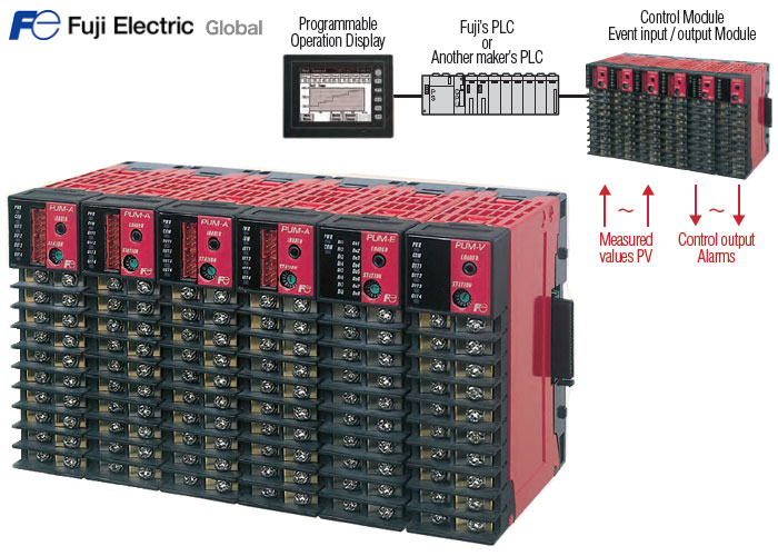 Fujielectric Module Type Temperature Controller Combines With Temperature Controller And Plc With Smart Fast In Implementation Process